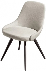 Обеденный стул Sovet Italia Cadira S P8273 - Metall grey (GT) / Leather 176572