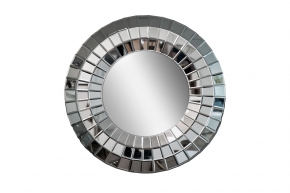Зеркало круглое в раме из зеркальных элементов 172331