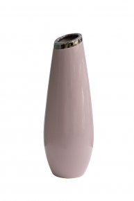 Ваза керамическая розовая 708170