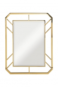 Зеркало в металлической раме (золото) 959119