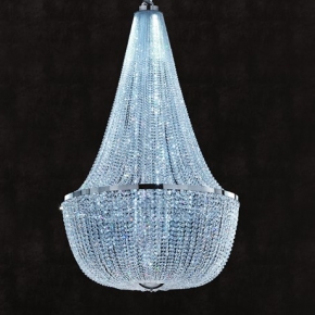 Потолочный светильник Masiero Imperio Special height VE 864 / 14 90 - chrome , cut crystal 638850