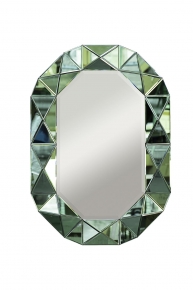 Зеркало в зеленой зеркальной раме 271053