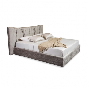 Кровать с решеткой Dominga, отделка ткань Velour VS 2 кат 2 816533