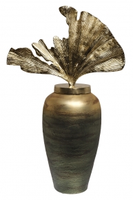 Ваза декоративная золотисто-зеленая 186159
