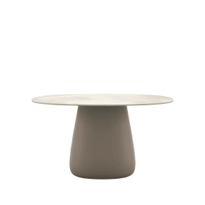 Cobble Table 135 cm Stoneware Ivory 948496