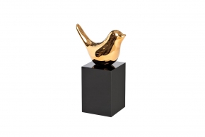 Статуэтка "Птичка золотая" 18см на подставке 431858