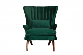 Кресло зеленое велюровое 278191