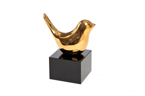 Статуэтка "Птичка золотая" 13см на подставке 206280