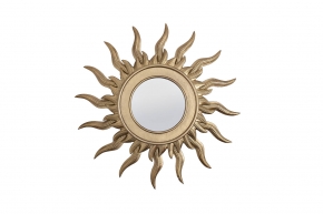 Зеркало декоративное "Солнце" золотое 192344