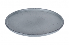 Тарелка обеденная керамическая серая 28 см 981538