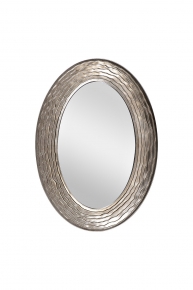 Зеркало "Волны" в раме темное серебро 930762