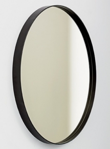 Зеркало Sovet Italia Visual Round P5372 - black GN , cтекло 592110