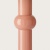 Настольная лампа Boya, отделка розовое стекло, матовая латунь, белый абажур 937106