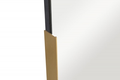 Зеркало овальное в металлической раме (золото) 867103