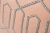 Подушка декоративная с бисером "Геометрия" розовая/серебро 162668
