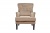 Кресло велюровое бежевое (с подушкой) 326619