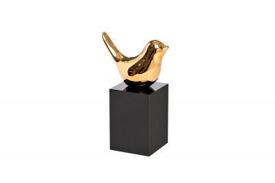 Статуэтка "Птичка золотая" 18см на подставке 431858