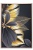 Холст "Золотые листья-4" в багете латунь 580652