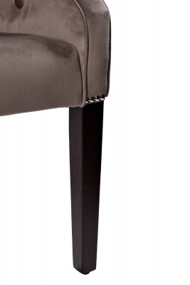 Кресло Buono велюровое крем-брюле 962879