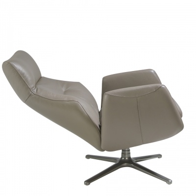 Вращающееся кресло 5092/KF-A001-M5655 кожаное с откидной спинкой 836068