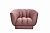 Кресло Fabio велюровое розовое 352900