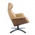Поворотное кресло 5087/A928-M5668 с обивкой из песочной кожи 776818