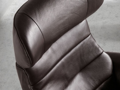 Поворотное кресло воловья кожа A928 /5034 шоколадный цвет 167437