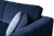 Диван Ralph трехместный с канапе левый раскладной синий (с подушками) 824367