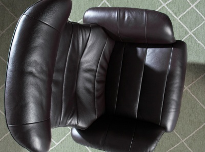 Поворотное кресло воловья кожа A928 /5034 шоколадный цвет 167437