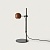 Настольная лампа Lita, отделка черный матовый, орех 843917
