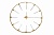 Часы настенные круглые золотые 91см 901969