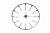 Часы настенные круглые серебристые 91см 641489