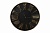 Часы настенные круглые черные/золото 153554