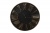 Часы настенные круглые черные/золото 153554
