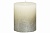 Свеча декоративная кремовая с серебром 672959