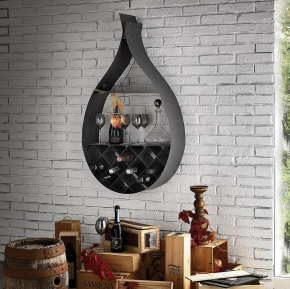 Стеллаж Cattelan italia DROP - graphite embossed 506818