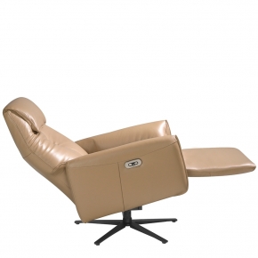 Вращающееся кресло Double Relax/ 5086 с кожаной обивкой 489504