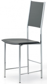 Обеденный стул Cattelan italia Alessia 540339083073 - cuoio NERO cuciture 262329