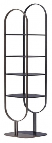 Стеллаж Tonin Casa Sand 6474 - stone bronze / black 584105