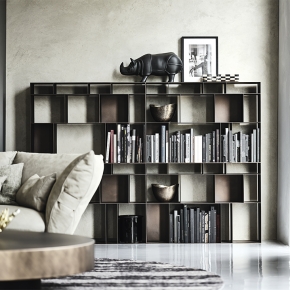 Стеллаж Cattelan italia Latitude + Zavorra Optional 100 - bronze GFM18 230612