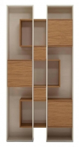 Стеллаж Tonin Casa 7243 - matt white , canaletto 558781