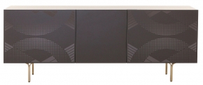 Комод Tonin Casa 8621A - matt gold base , gun - metal 912479
