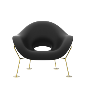 Pupa Armchair Brass Base Indoor 483568