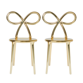 Ribbon Chair Metal Finish - Set of 2 pieces 369315