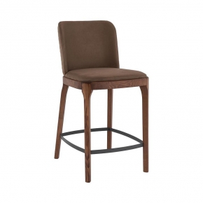 Барный стул Cattelan italia Magda Couture Sgabello A64 - ножки - canaletto 707620