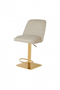Стул барный Лоренсо вращающийся BC-3988, бежевый 339678