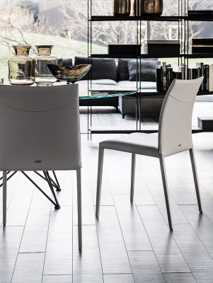 Обеденный стул Cattelan italia Norma 540240080024 - ecopelle NERO 396982