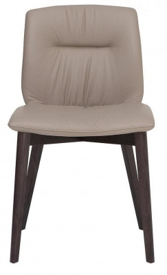 Обеденный стул Tonin Casa 7345_wood - dark oak , ecopelle tortora 150785