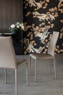 Обеденный стул Cattelan italia Kay 540231080025 - ecopelle CANAPA 411390