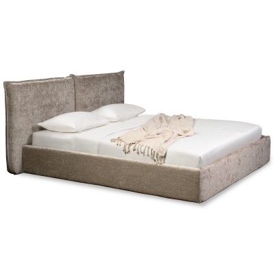 Кровать с решеткой Leonor, отделка ткань Chenille AB 4 кат 3 682758